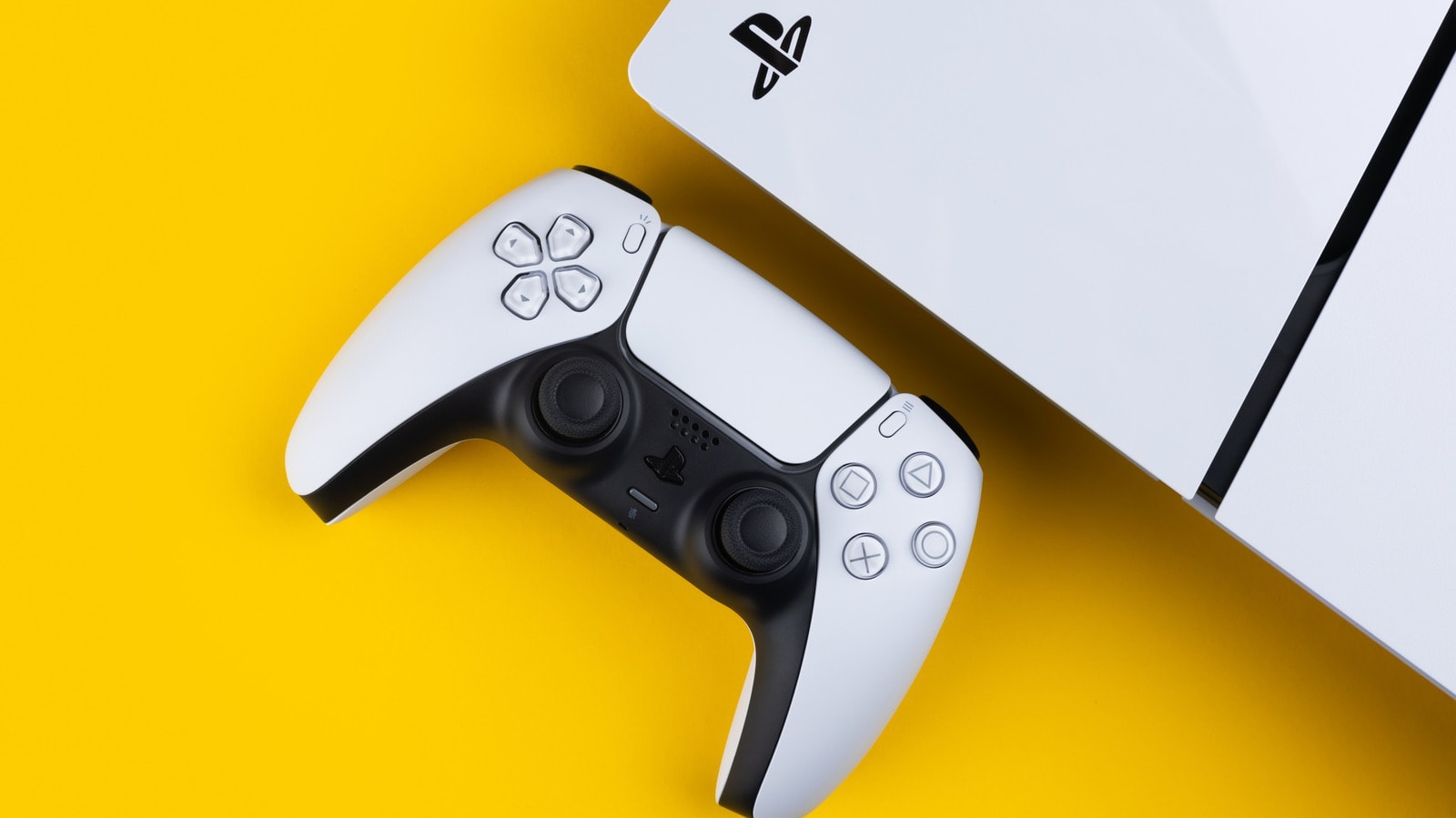PlayStation 5 console with power cable