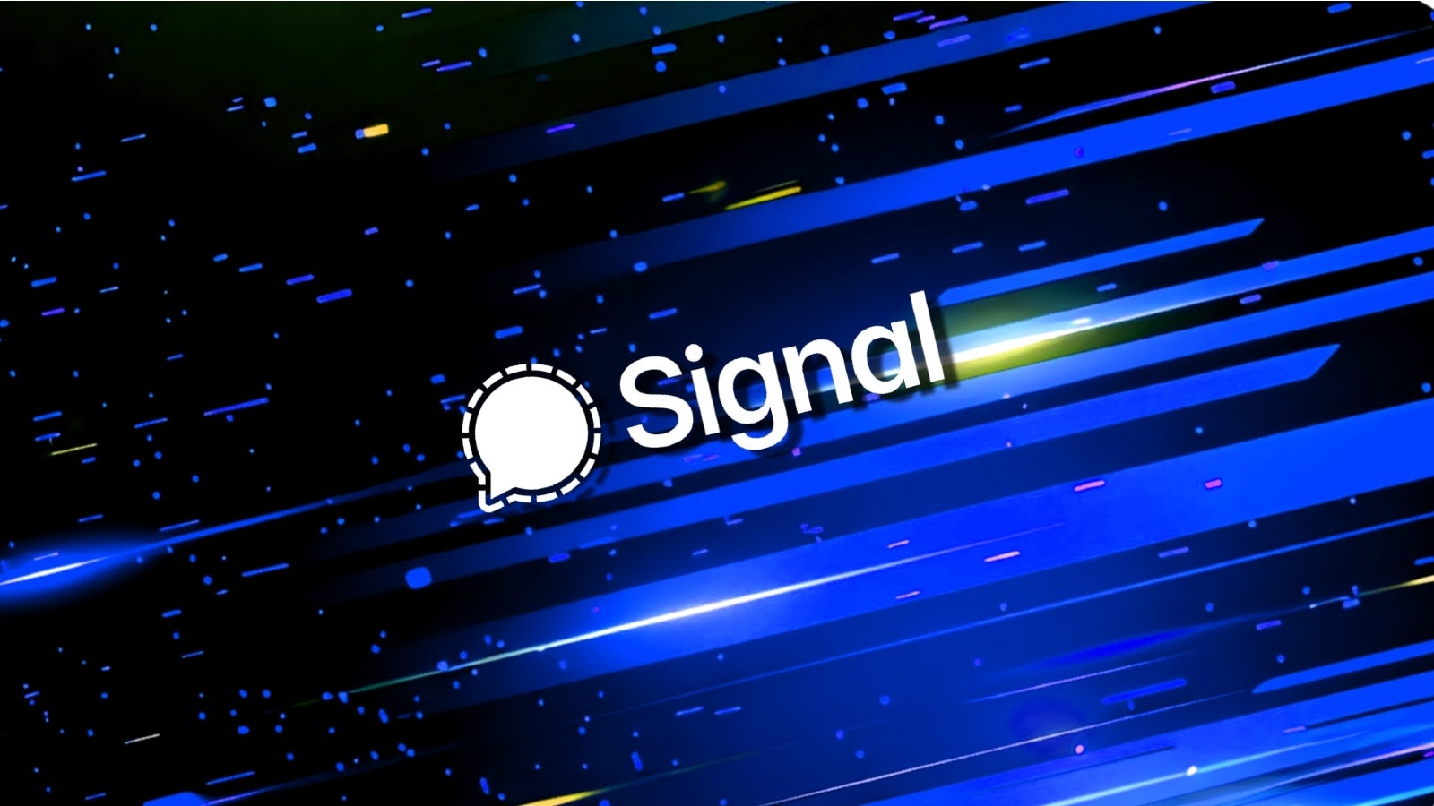 Signal application icon on a smartphone screen showing security and encryption settings.
