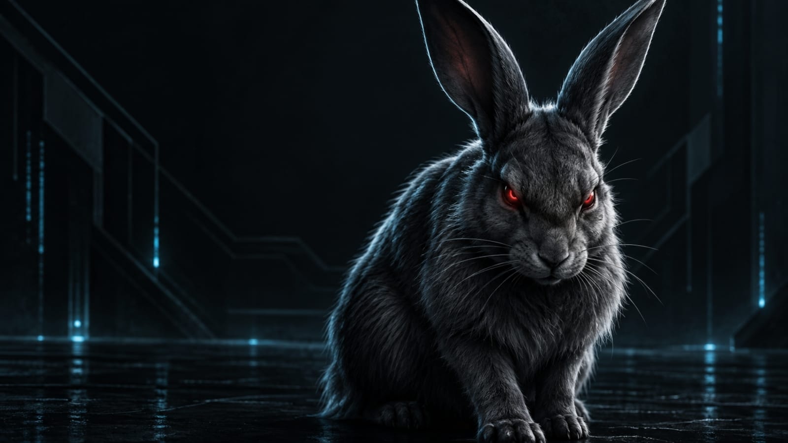 Cybersecurity concept showing digital threat