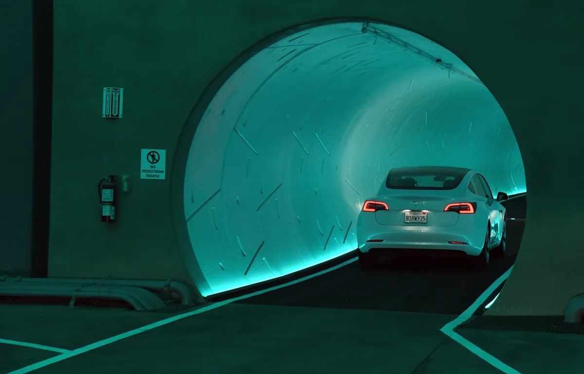 The Boring Company underground tunnelling project concept