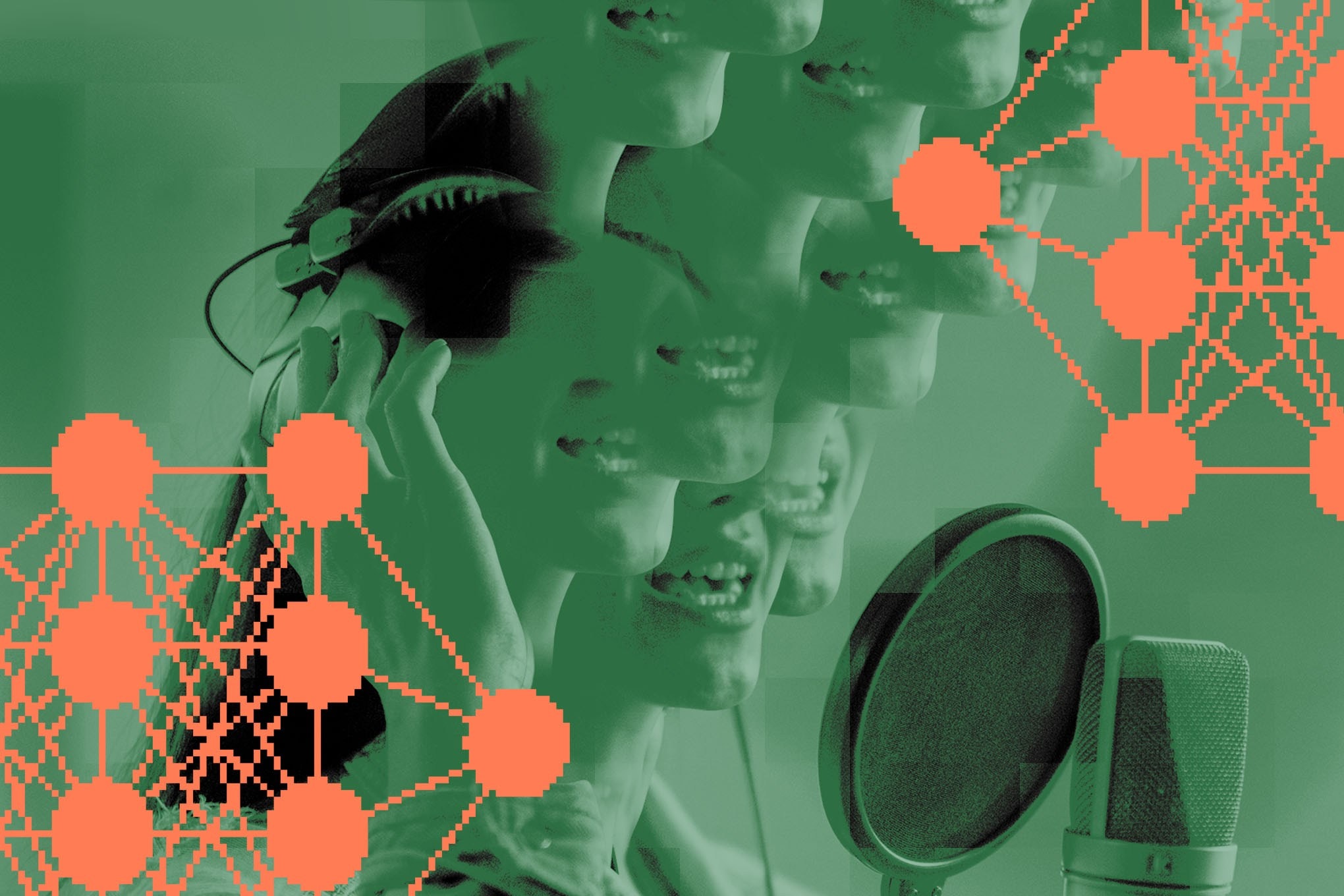Universal Music-ის და ElevenLabs-ის ლოგოები AI მუსიკალური პლატფორმის შესახებ