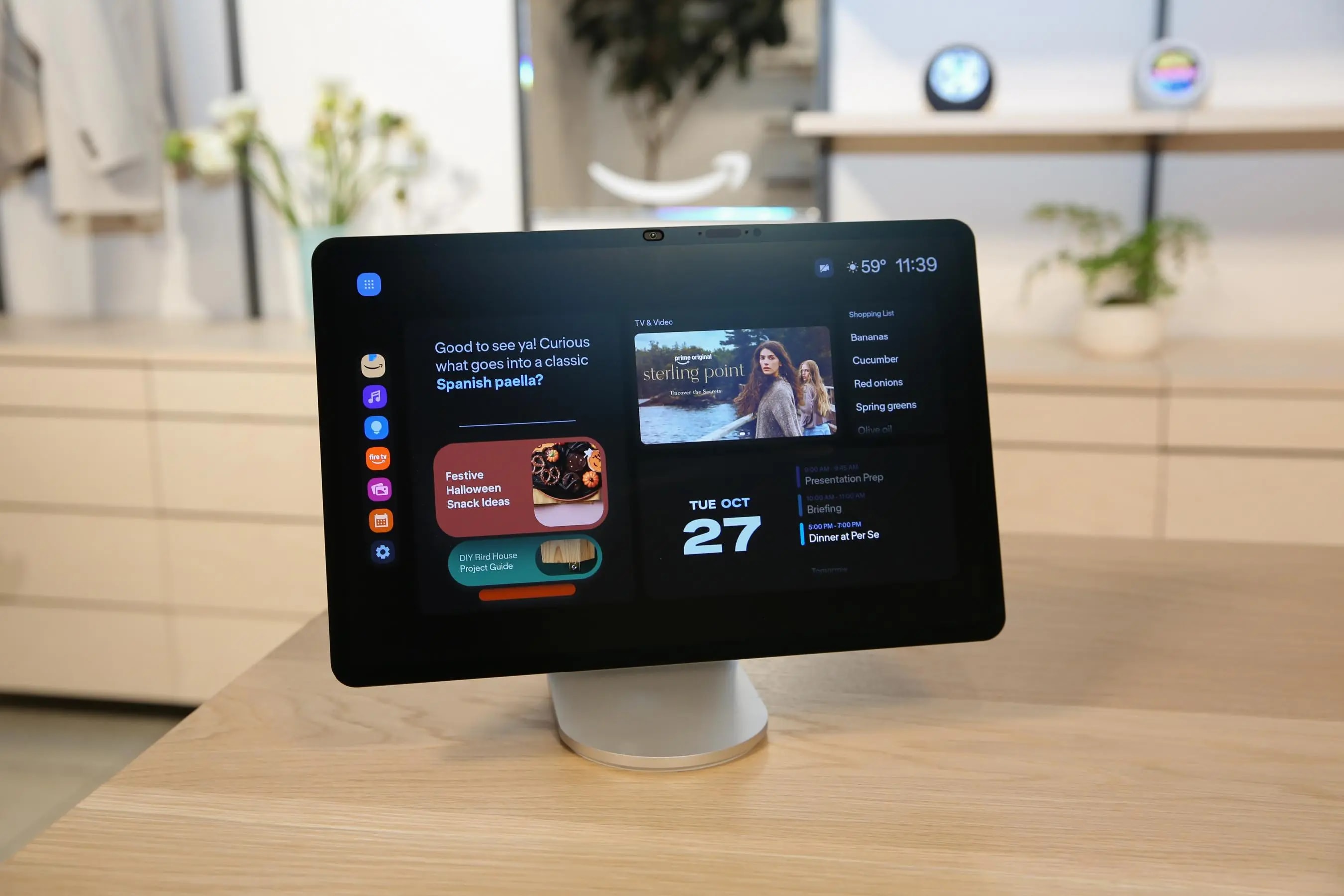 A selection of new Amazon Echo devices including the Echo Show 16 and Alexa Photo Frame.