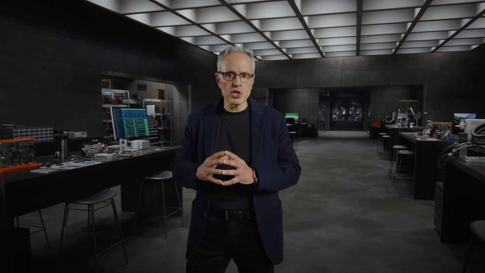 Apple-ის ოფისის ფასადი