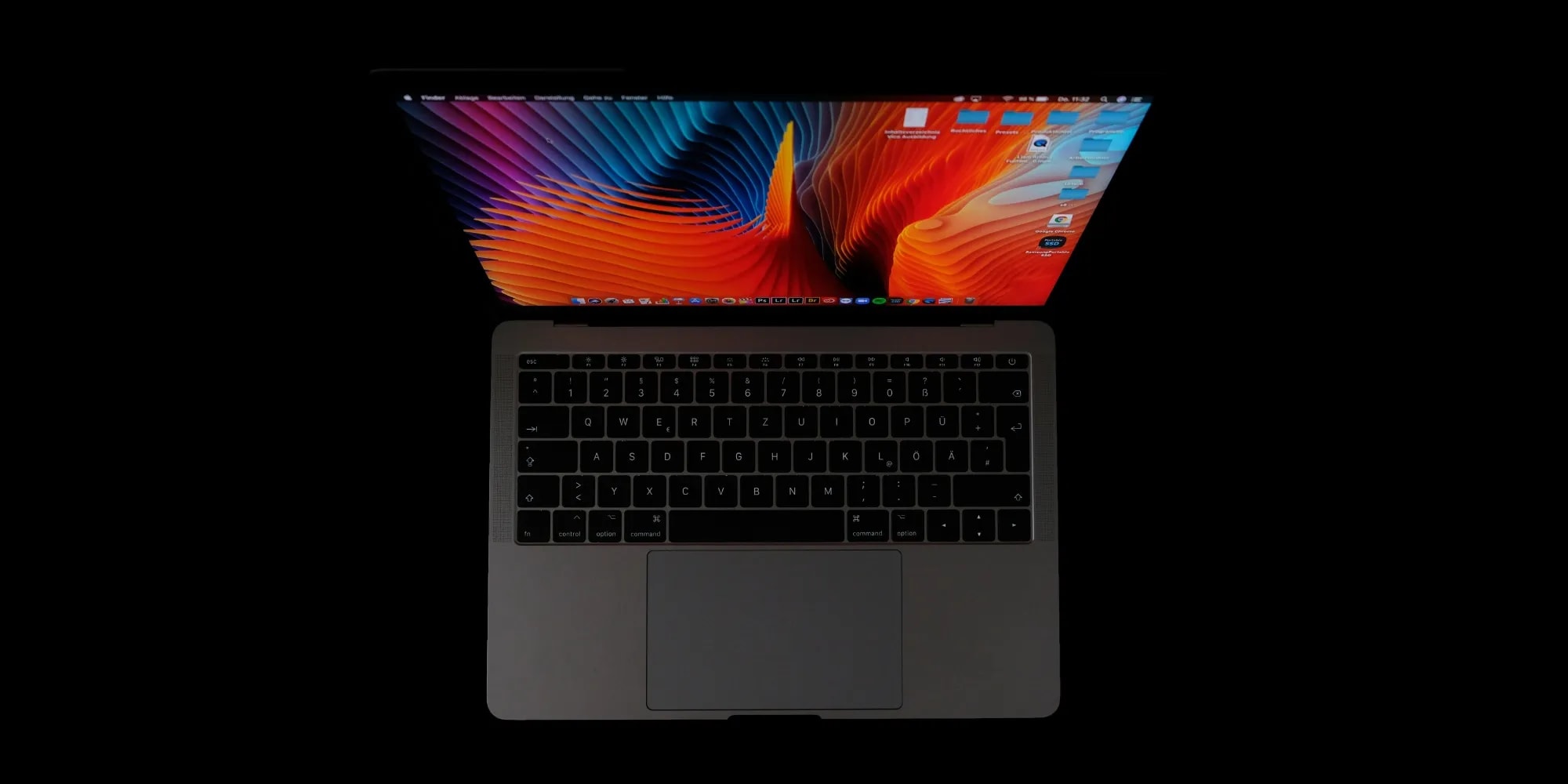 Apple MacBook Pro laptop on a desk