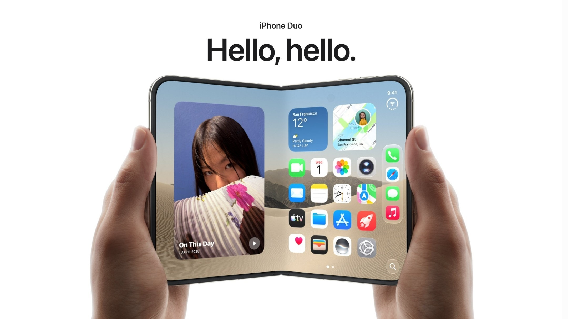 Apple iPhone Duo smartphone display