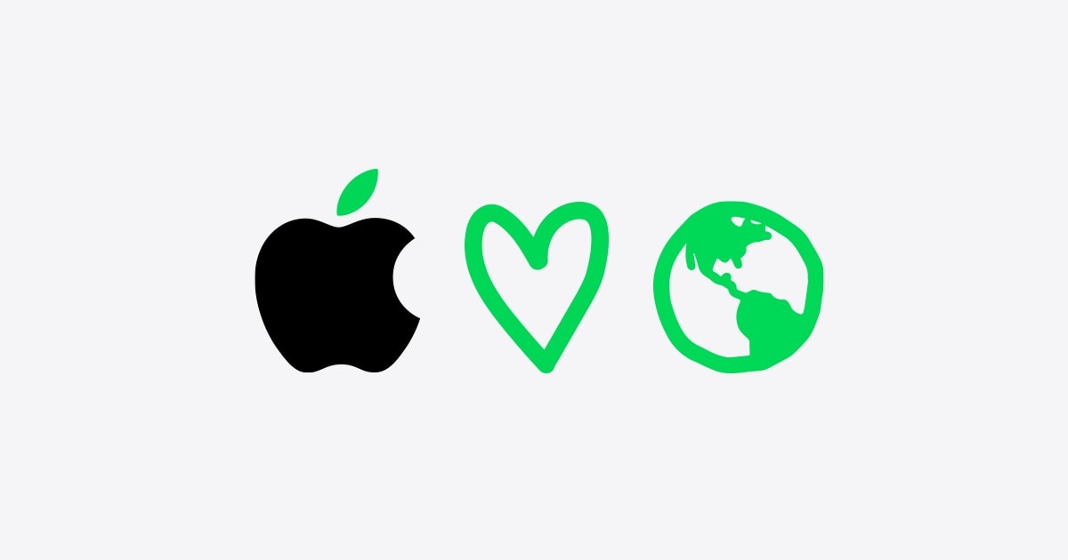 Apple logo and circuit board components
