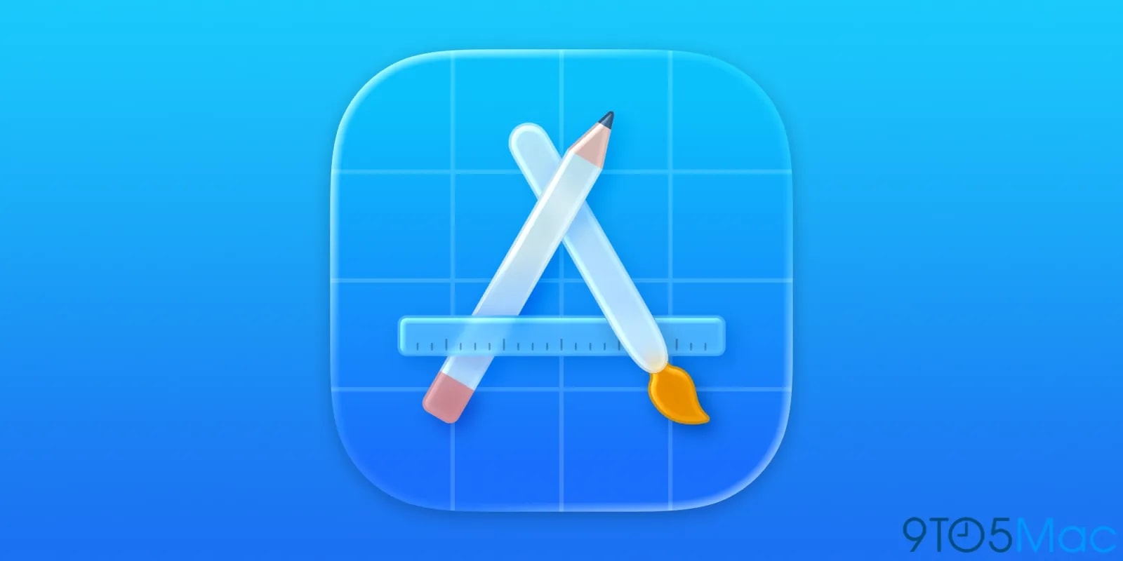 Apple App Store logo on a digital device screen