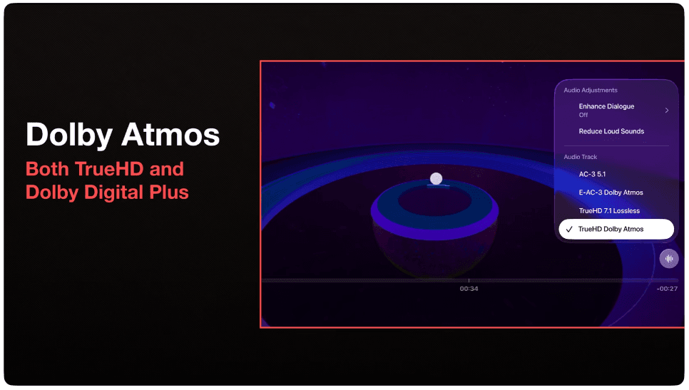 Apps such as Native Player support TrueHD Atmos but they aren't open source