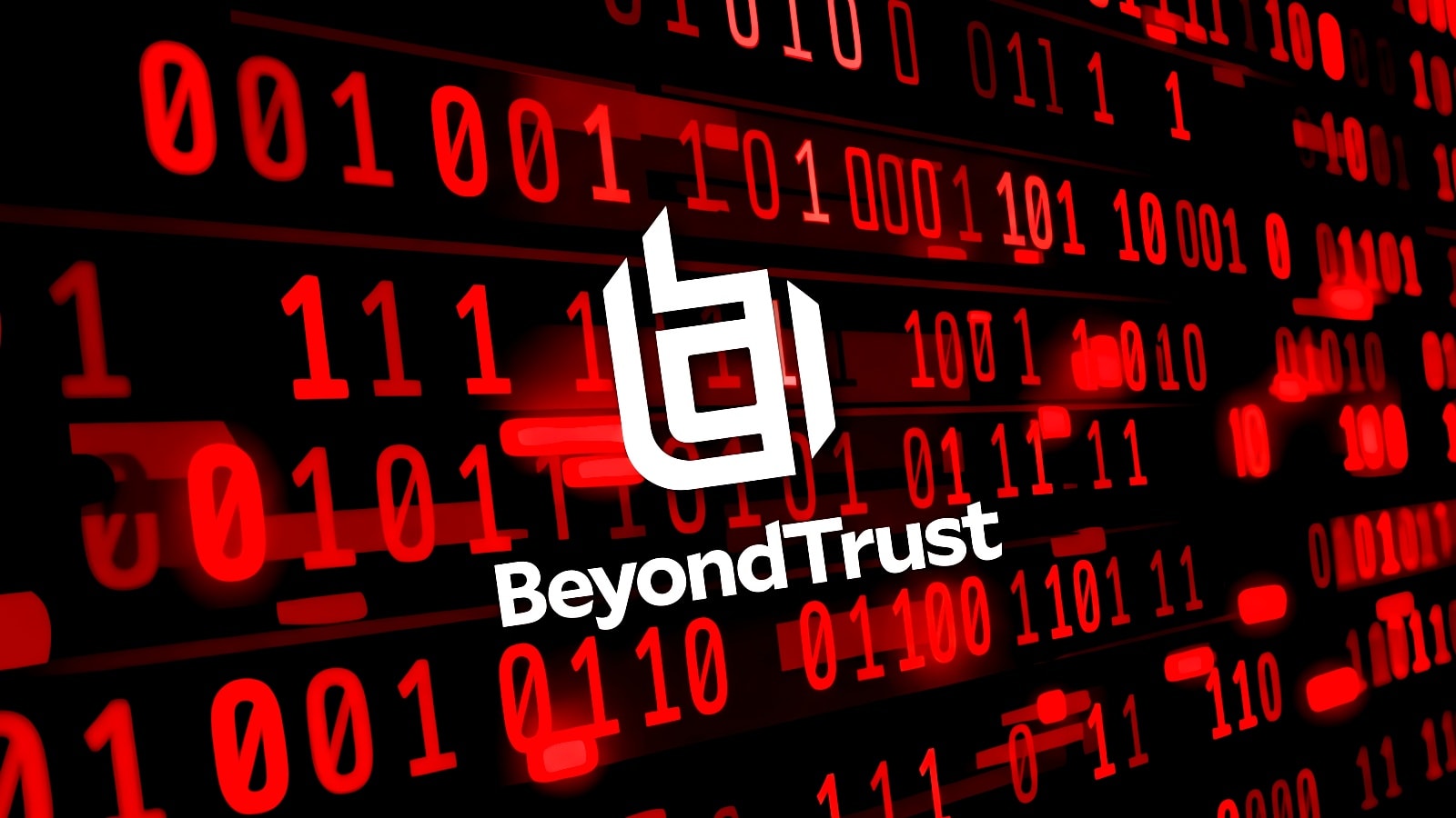 BeyondTrust logo on a digital background