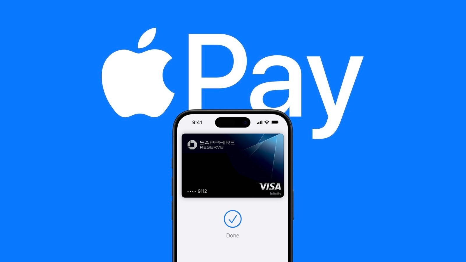 A customer using Apple Pay on an iPhone at a contactless payment terminal