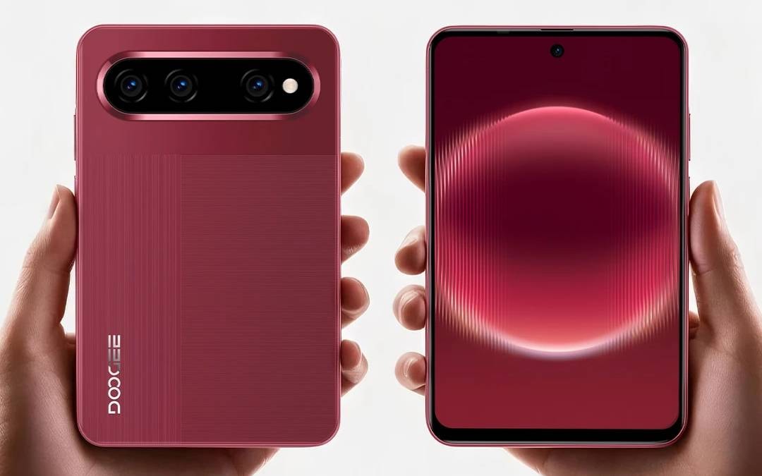 Doogee Note60 W smartphone on display at the Canton Fair