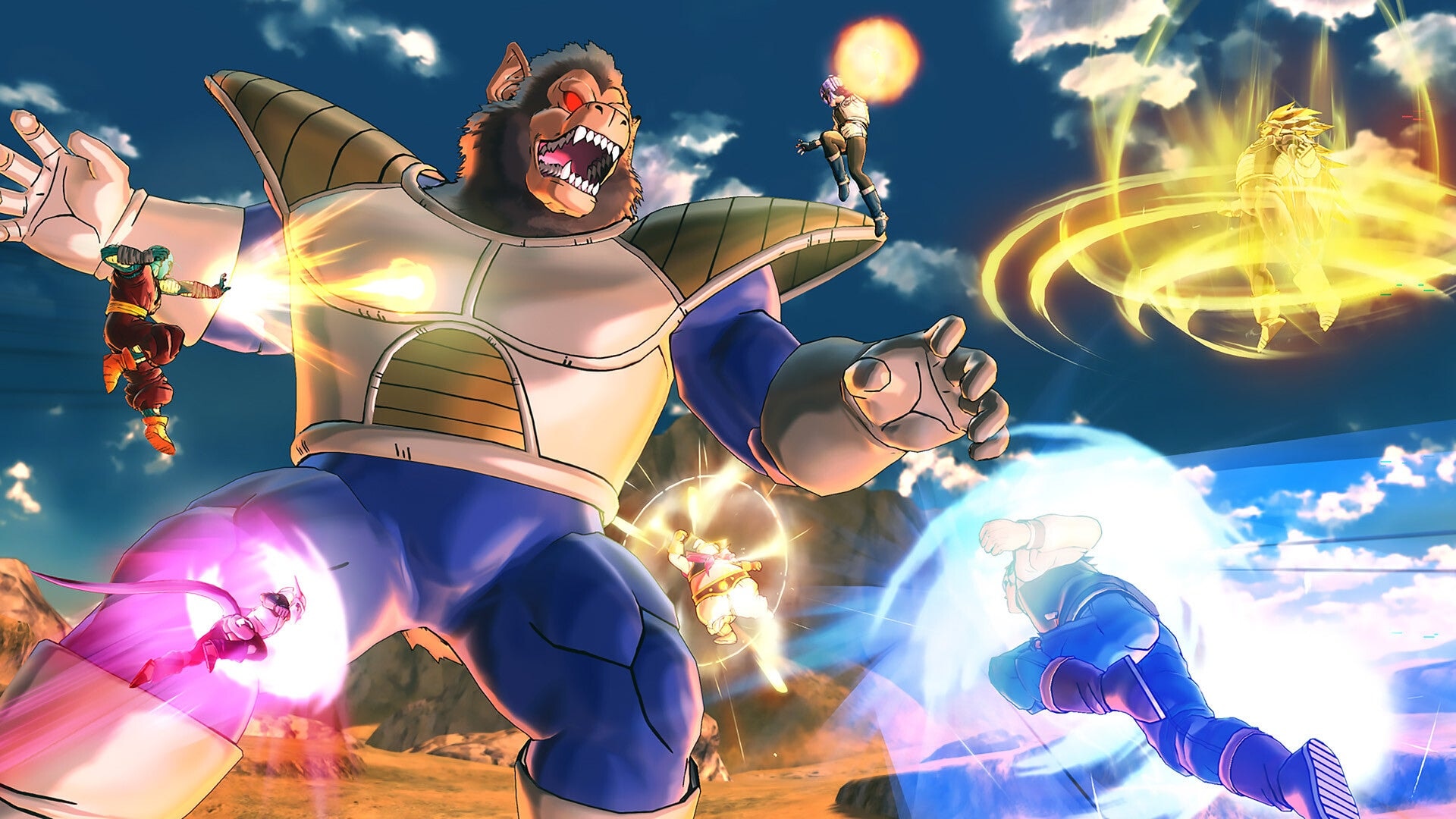 Dragon Ball Xenoverse 2 anniversary celebration graphic