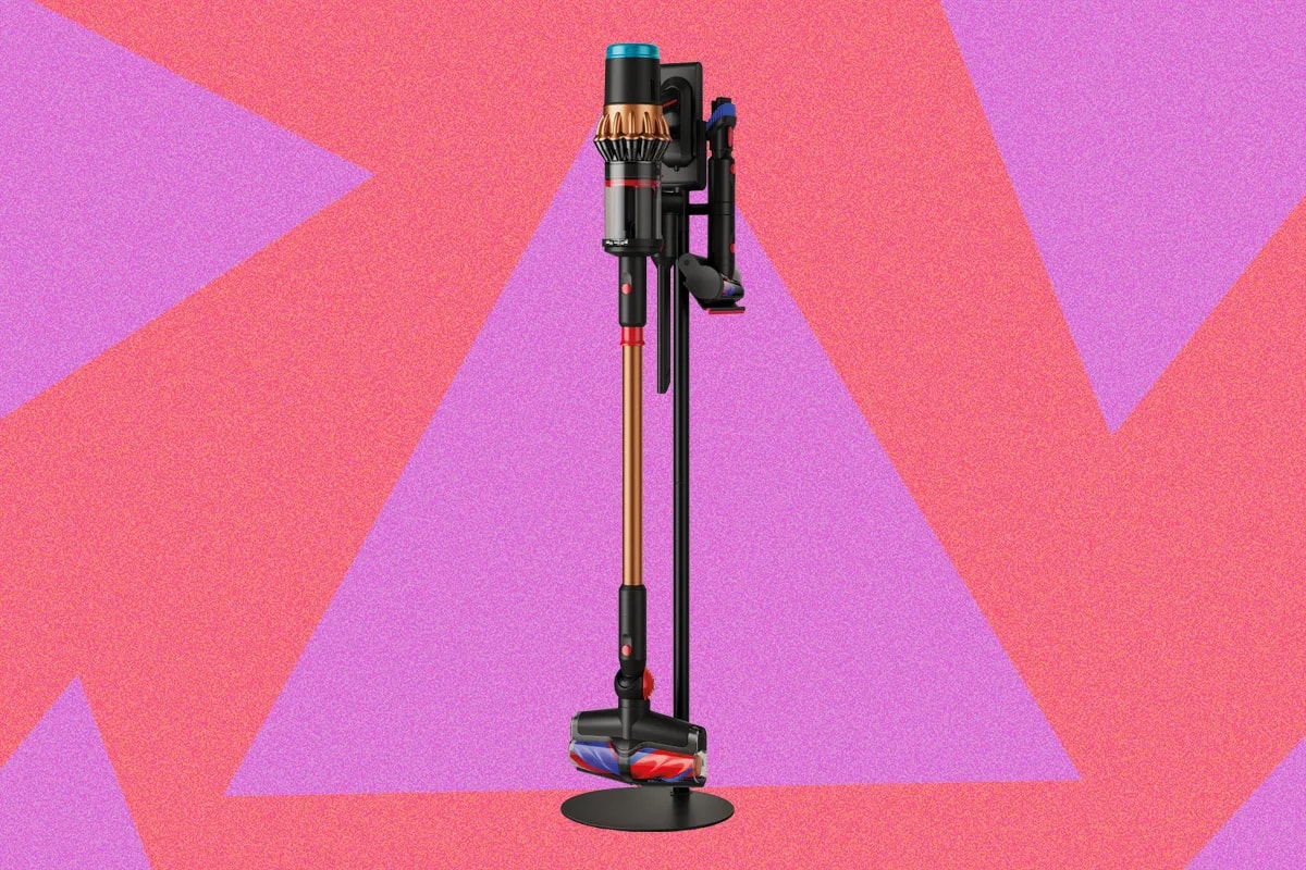 Dyson vacuum cleaner on display