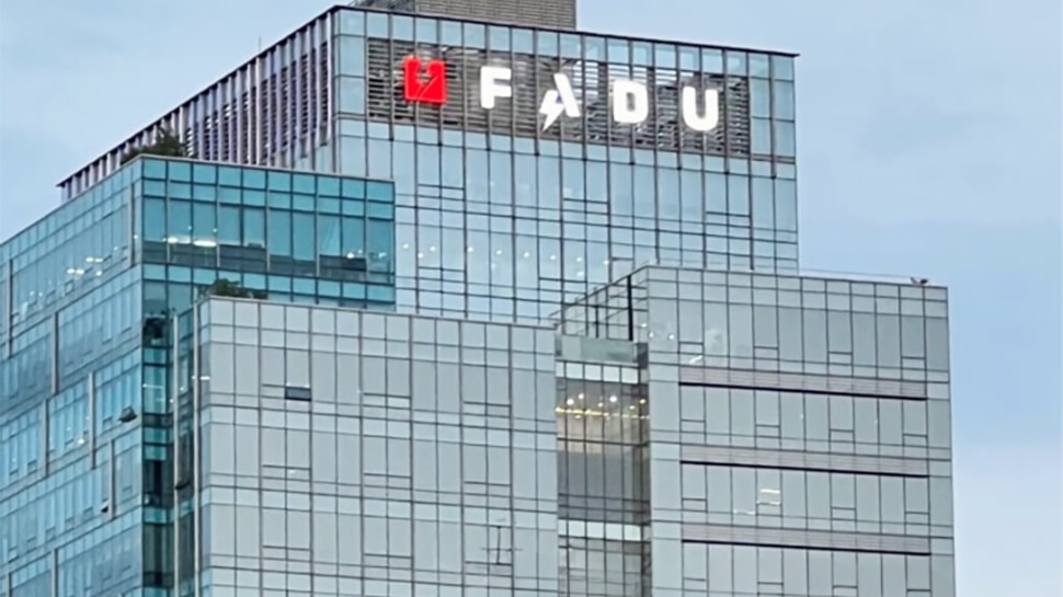 FADU logo and SSD hardware components