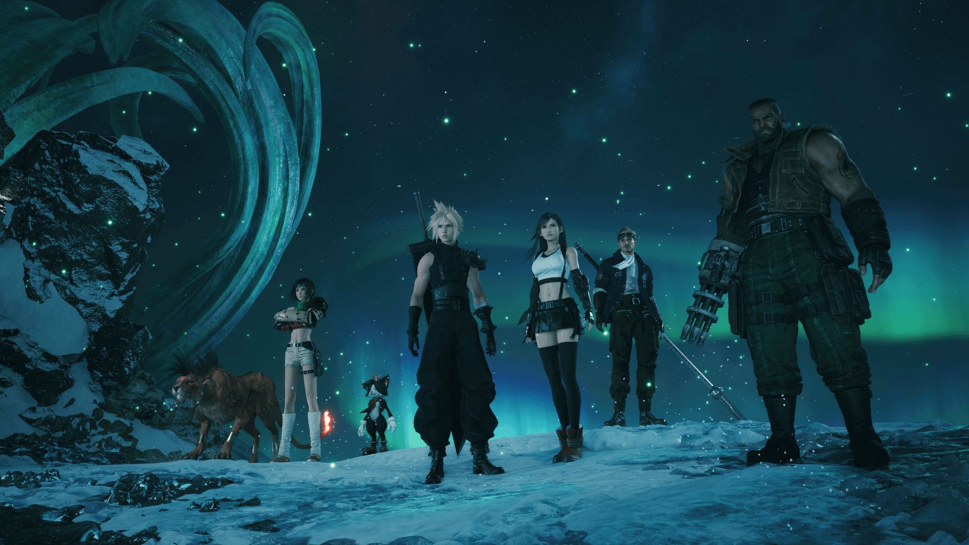 Final Fantasy VII Revelation-ის თამაშის კადრი