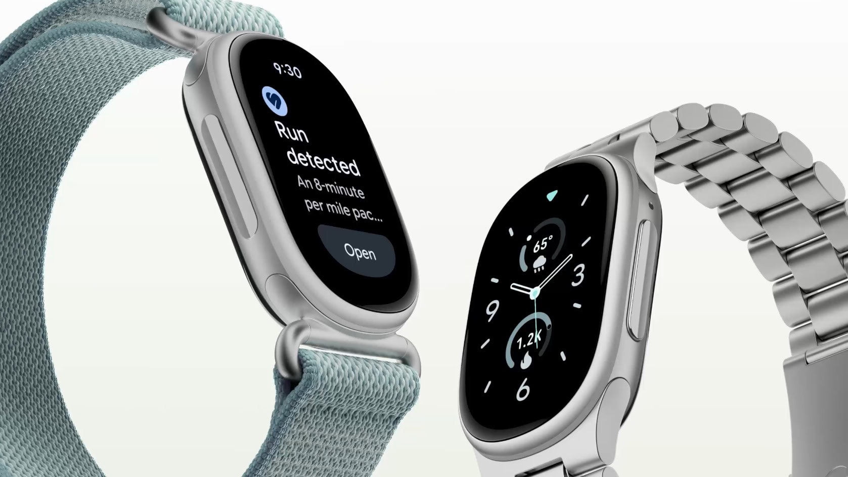 Fitbit-ის სატარებელი მოწყობილობები მაგიდაზე