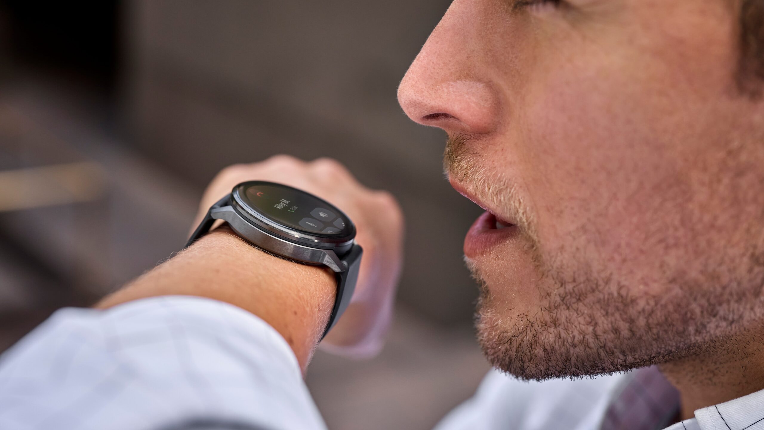 A Garmin smartwatch displaying the Connect IQ interface