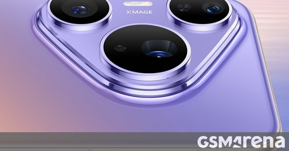 Huawei Pura 90 Plus smartphone in Sunset Purple