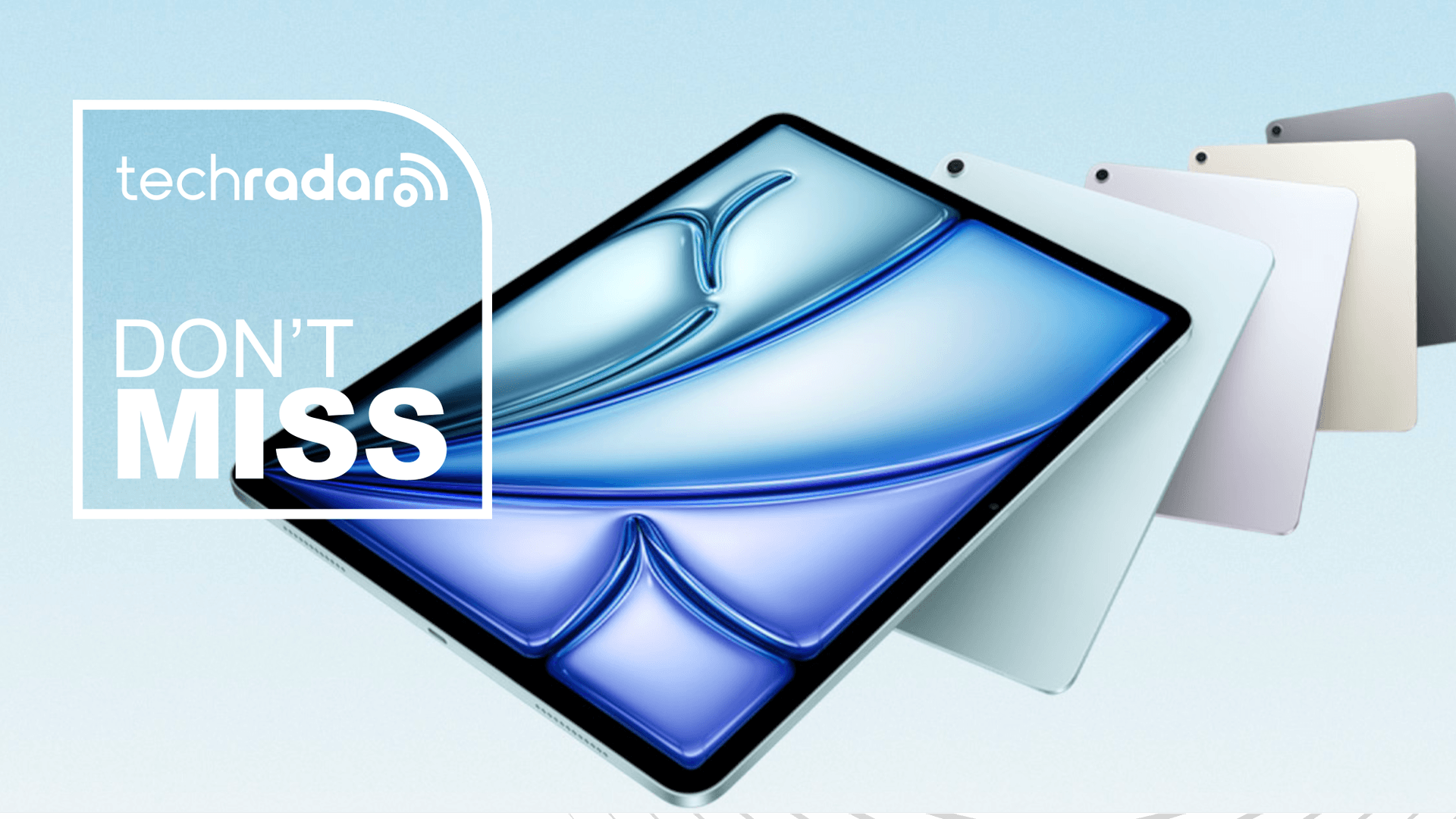 Apple iPad Air M4 მოდელი მაგიდაზე