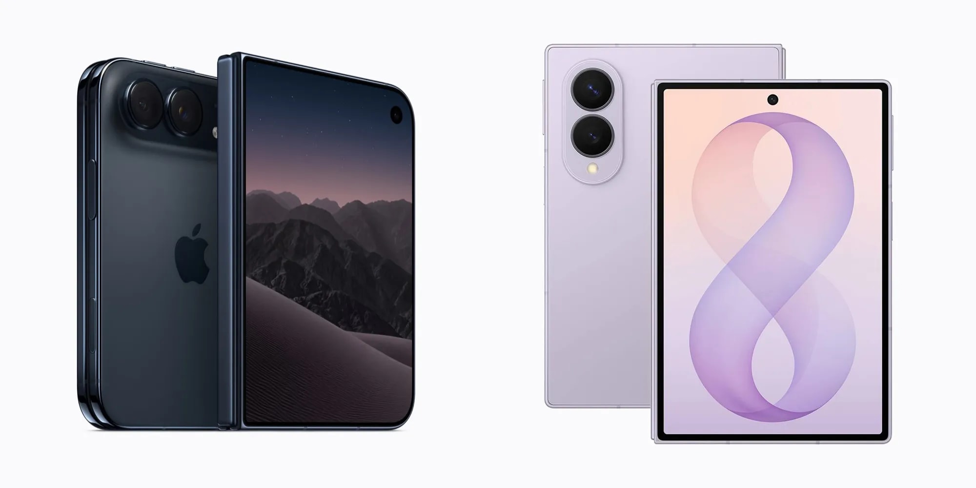 The Apple iPhone Duo foldable smartphone.