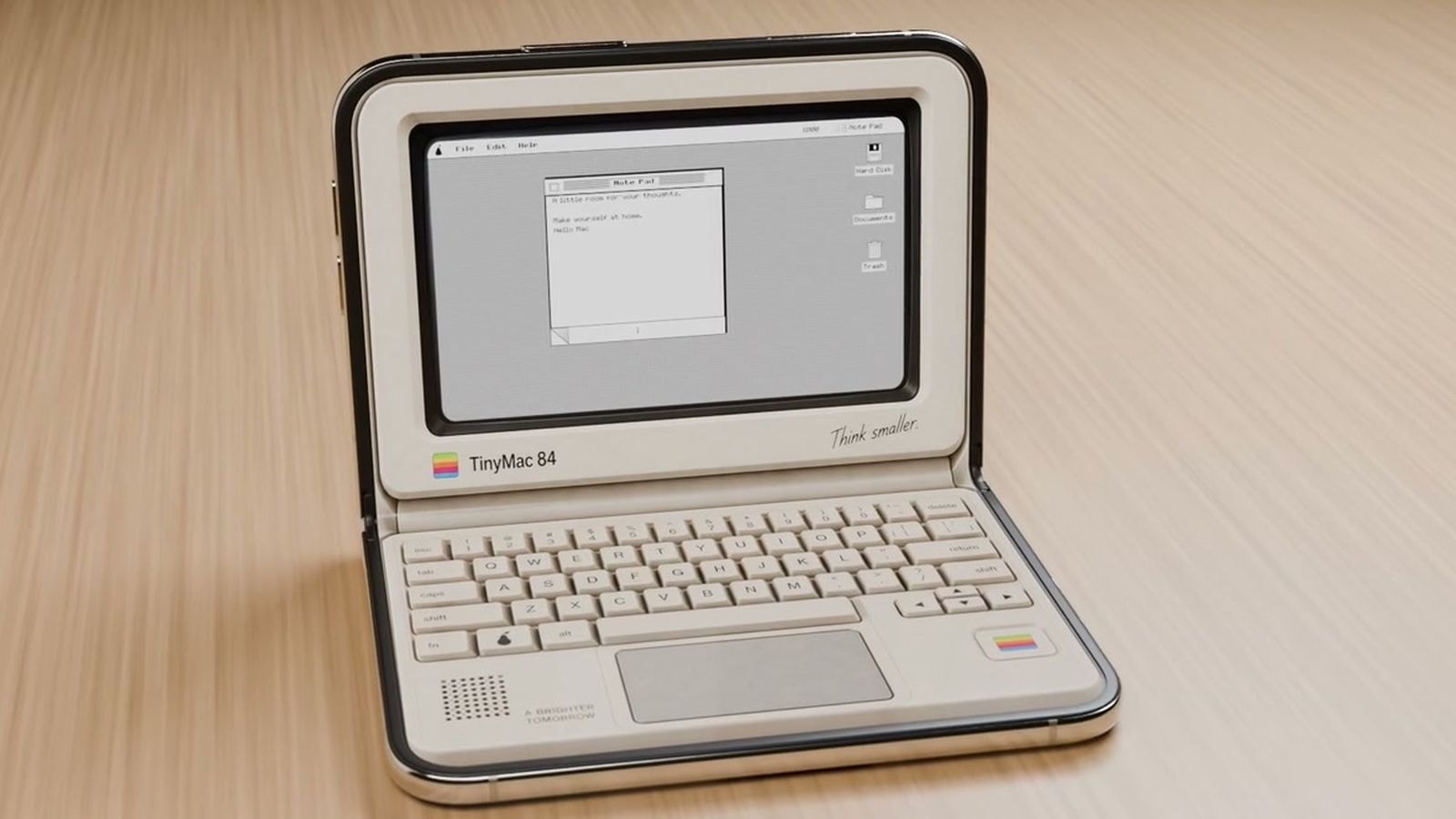iPhone Duo smartphone in a folded position
