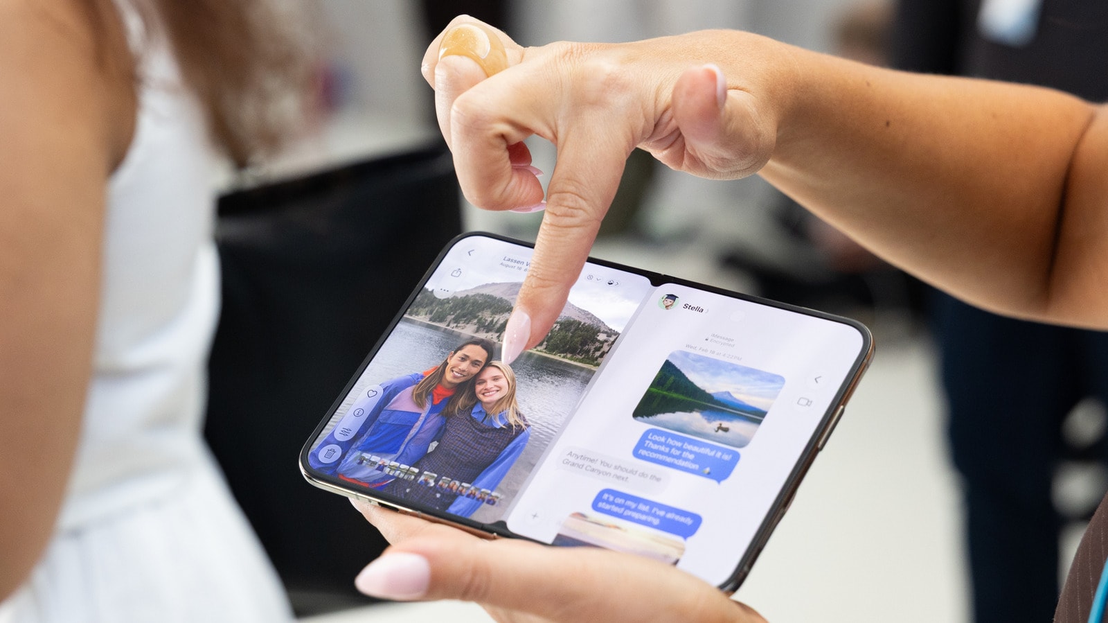 The new Apple iPhone Duo foldable smartphone.