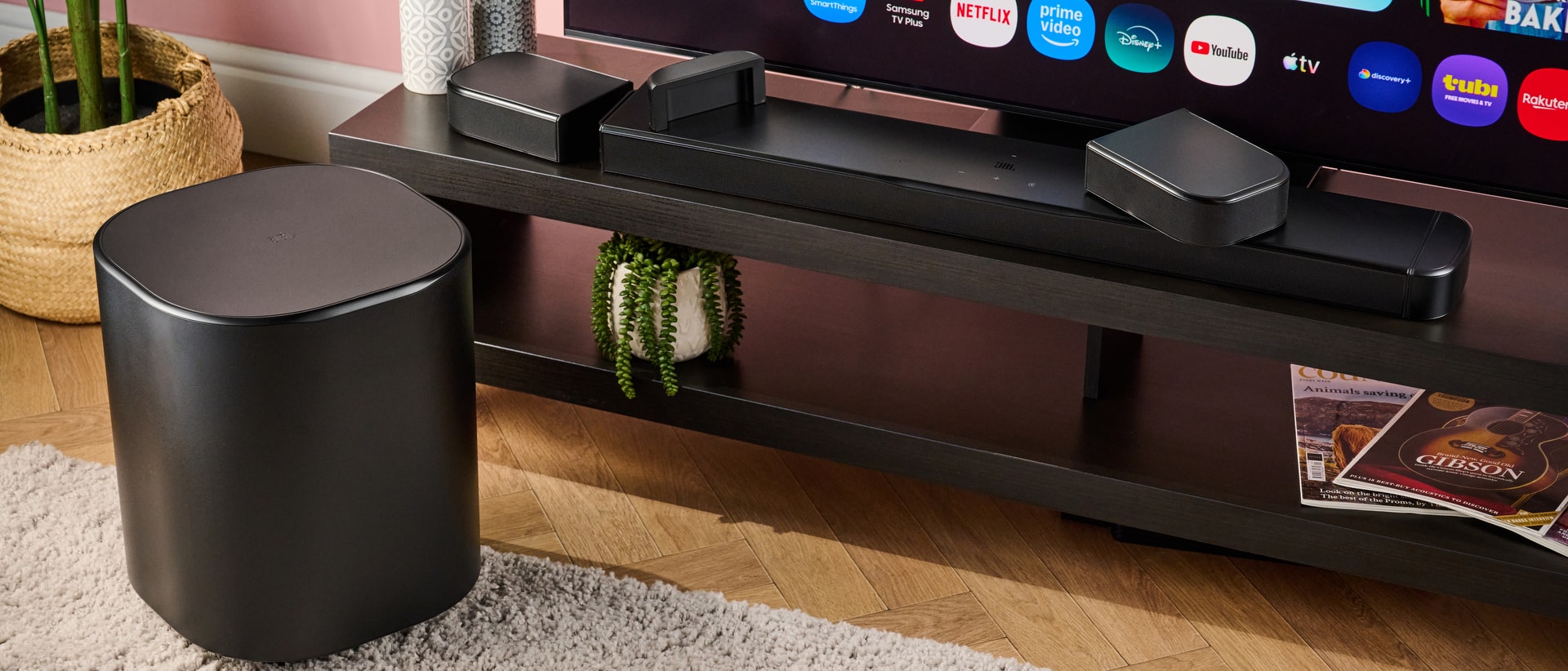JBL Bar 800MK2 საუნდბარი და მისი კომპონენტები