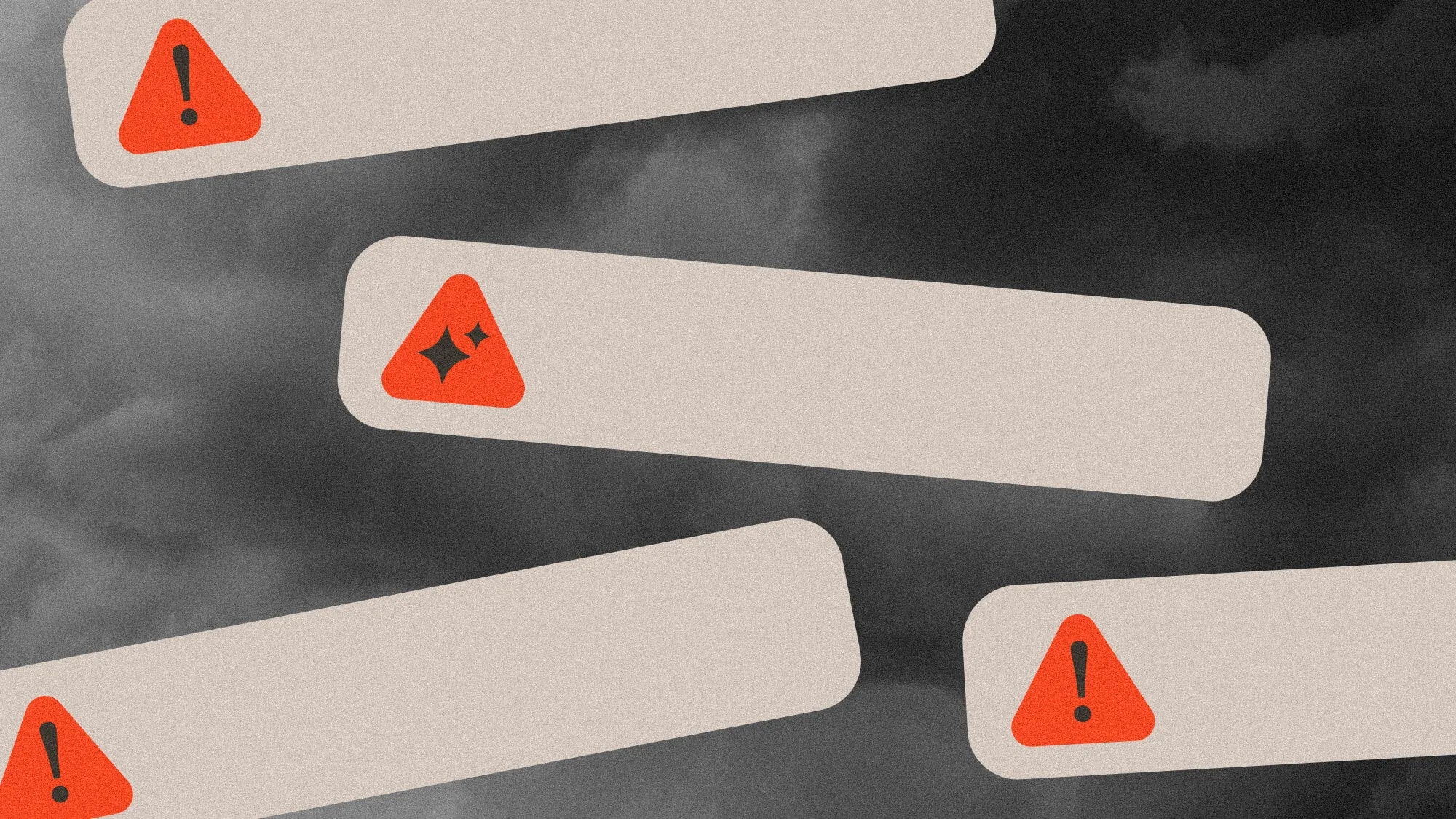 A digital representation of AI technology integrated into emergency warning systems.