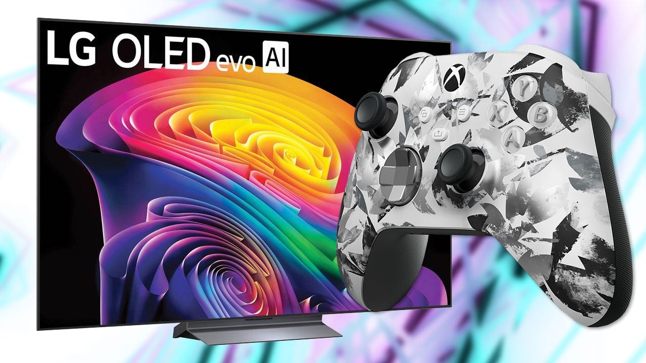 LG Evo C6 4K OLED ტელევიზორი სათამაშო კონსოლთან ერთად