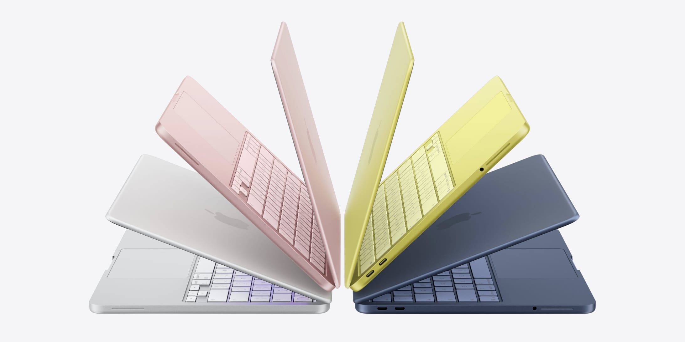 The education price of the MacBook Neo just jumped again | Image shows the different color options for the Neo