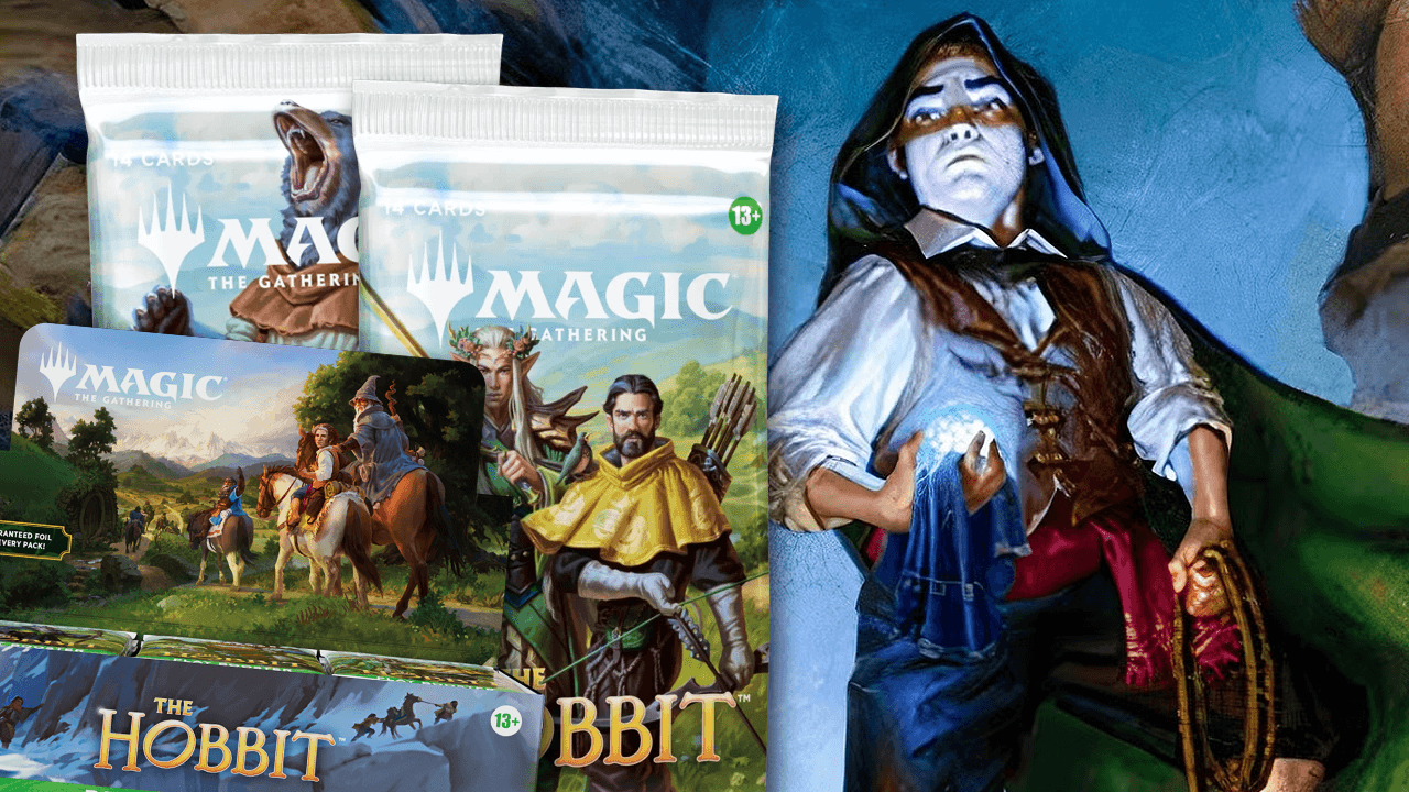 Magic: The Gathering-ის ბარათების ყუთები მაგიდაზე