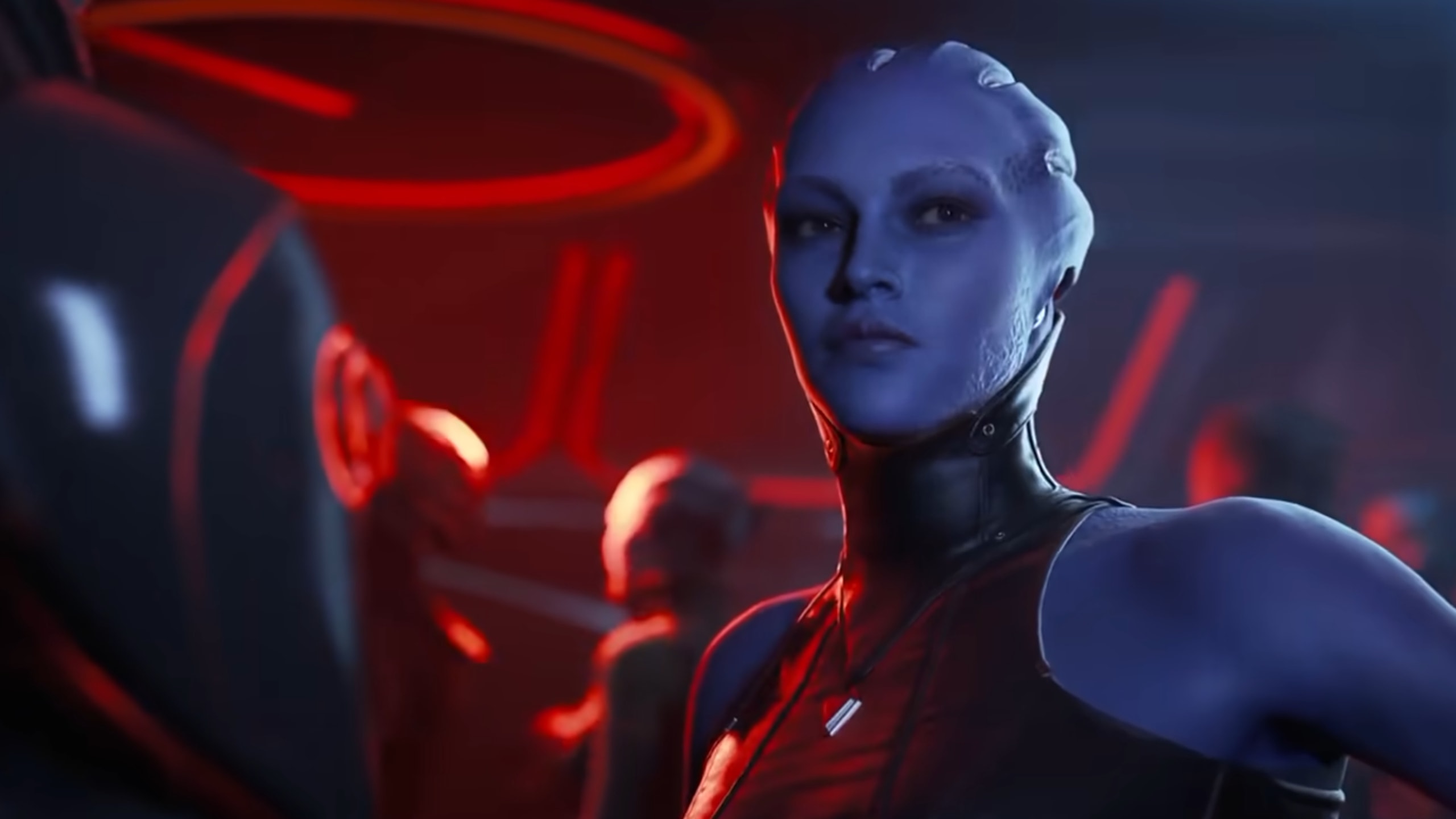 The Mass Effect logo and a musical score representation