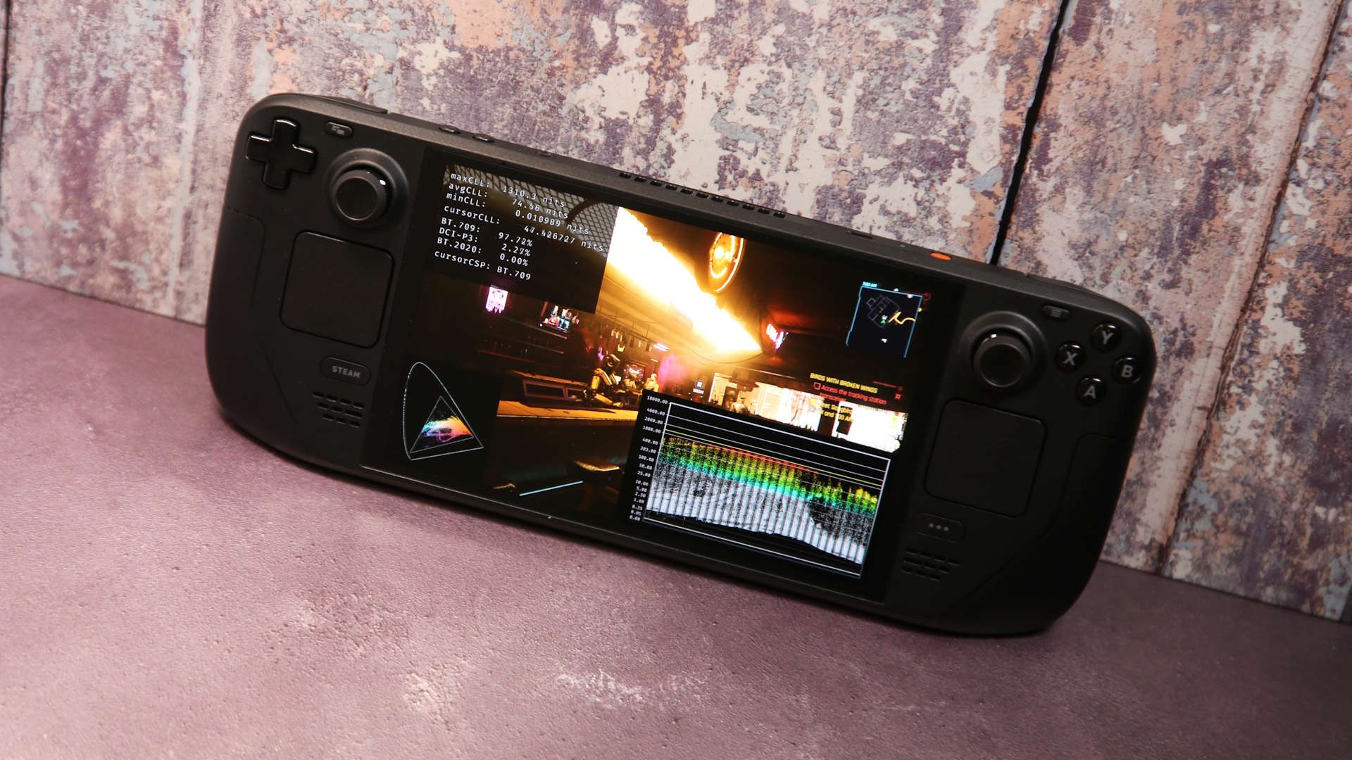 Steam Deck OLED პორტატული სათამაშო კონსოლი