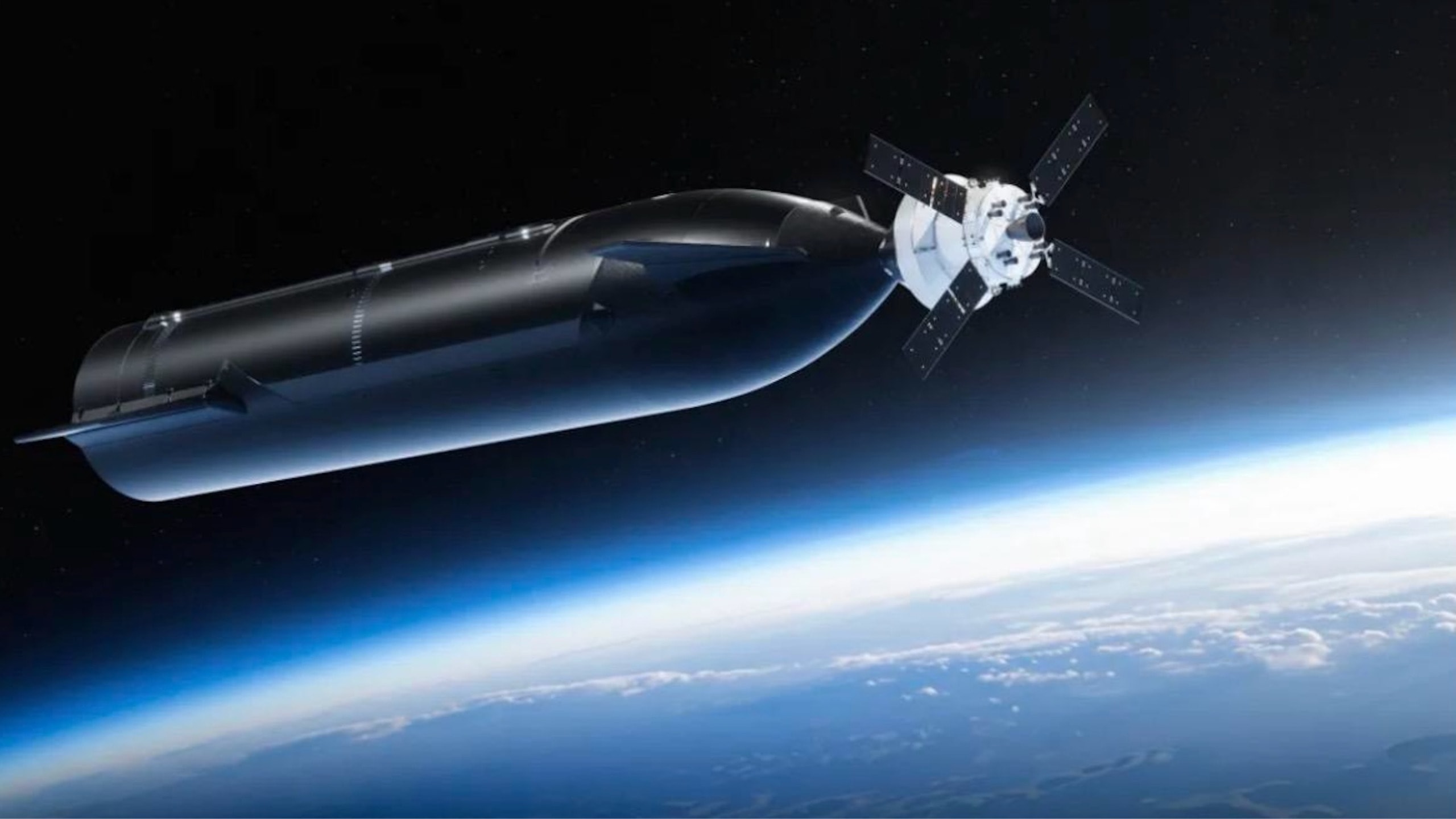 NASA's Artemis mission rocket launching into space