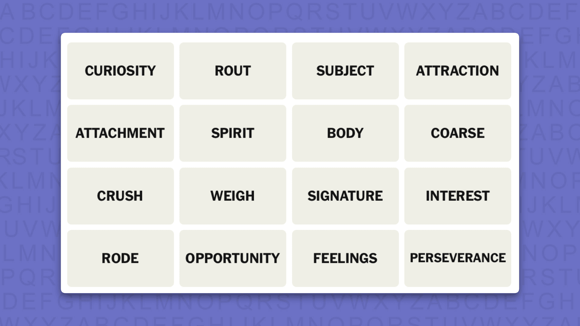 NYT Connections hints for game 1235 on a purple background