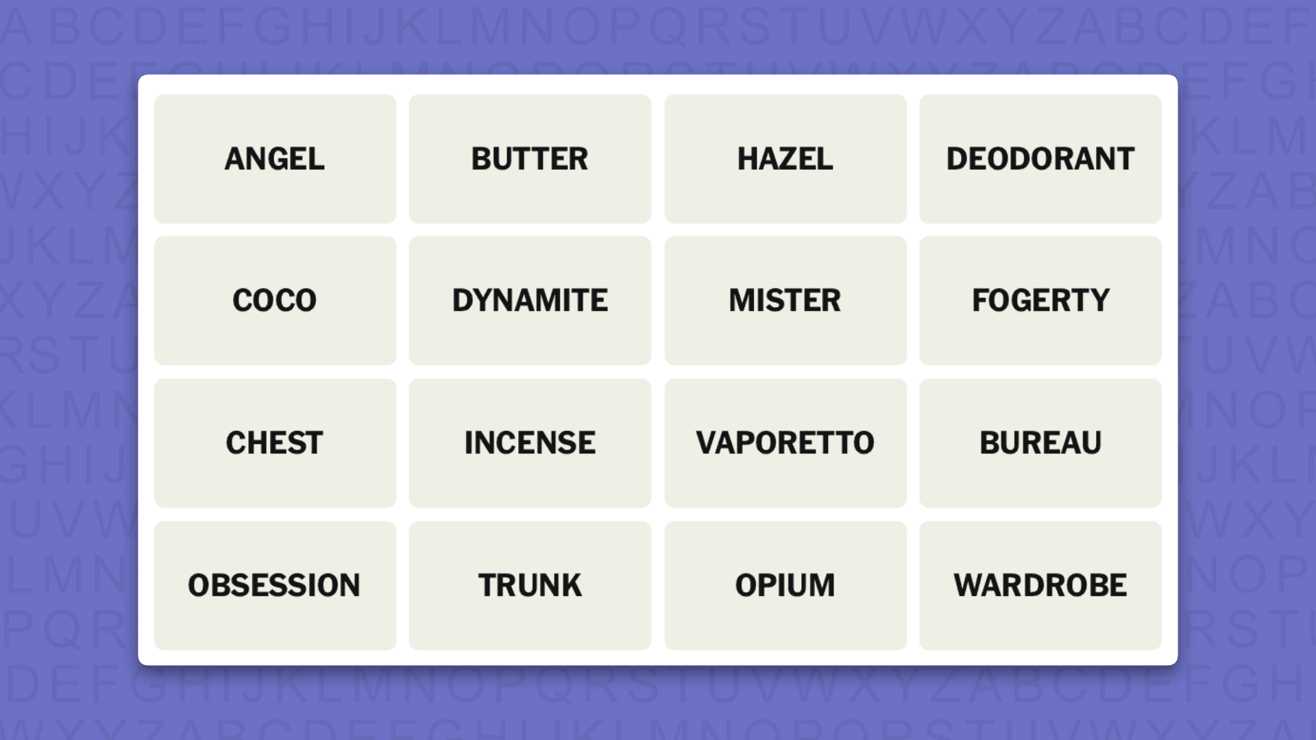 NYT Connections hints for game 1225 on a purple background