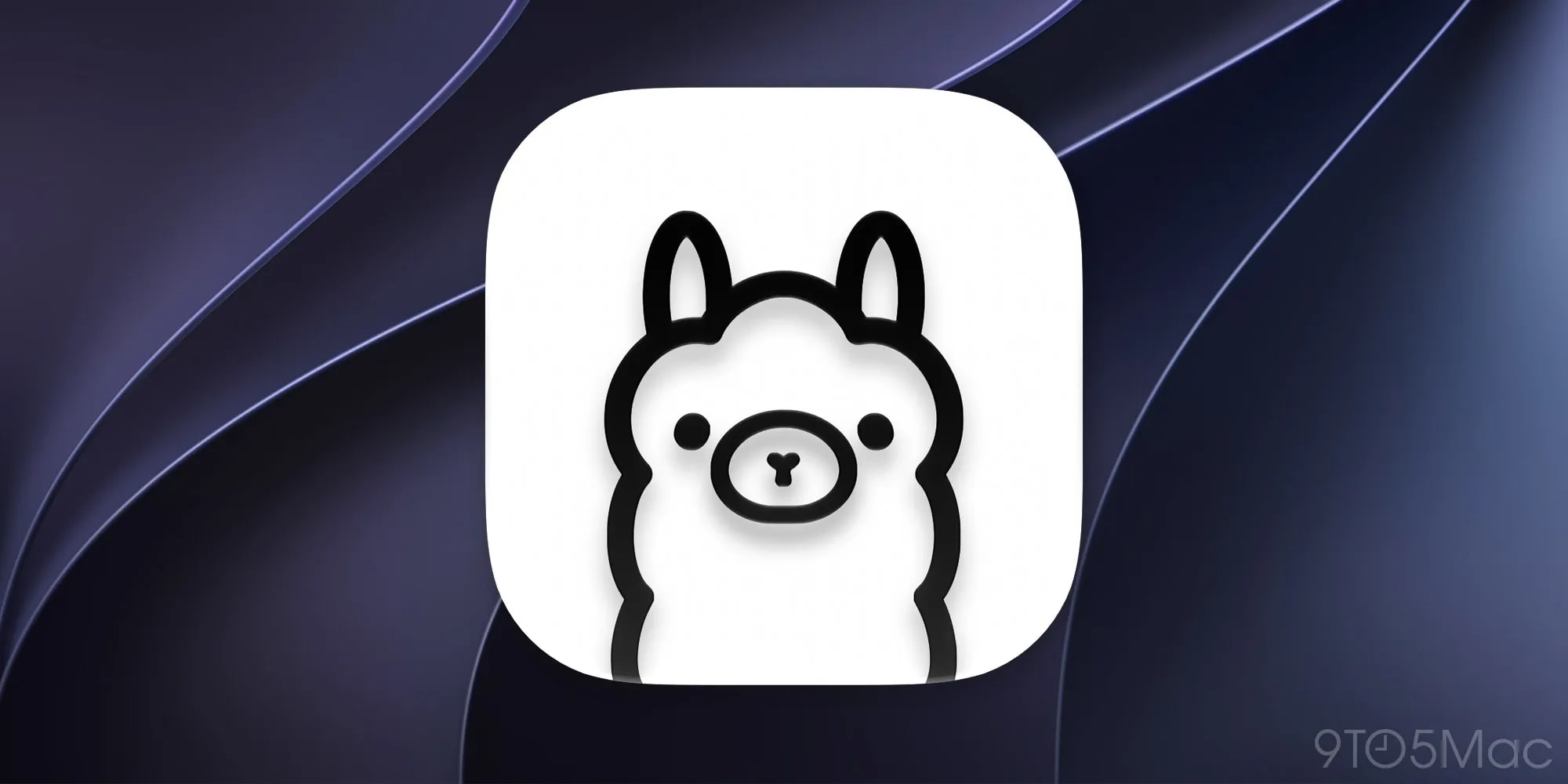 Ollama logo displayed on a Mac screen