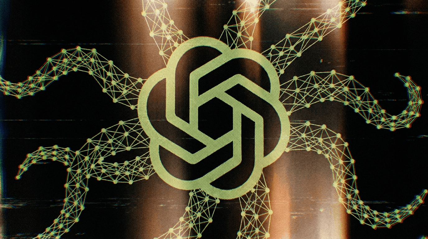 Abstract representation of artificial intelligence and digital security