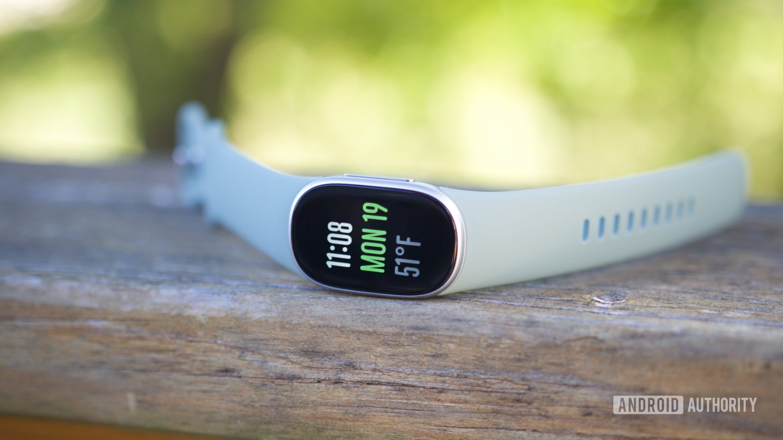 Fitbit Edge fitness tracker on a wrist