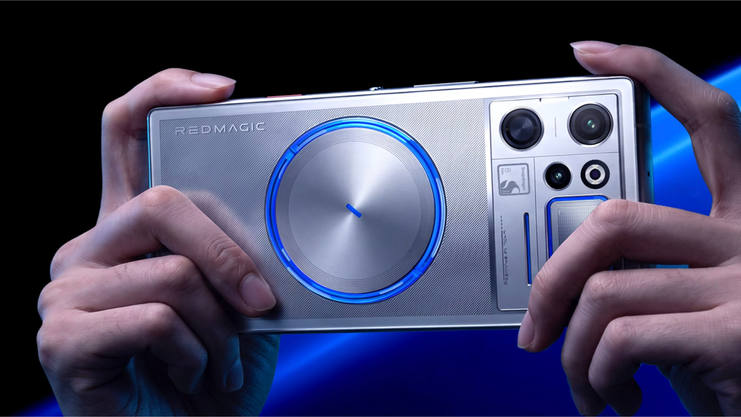 REDMAGIC 12 Pro Plus smartphone on a dark background