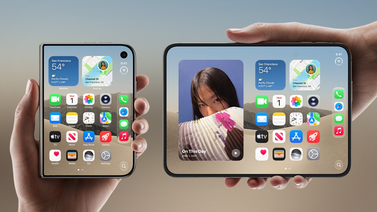 iPhone Duo showing volume controls