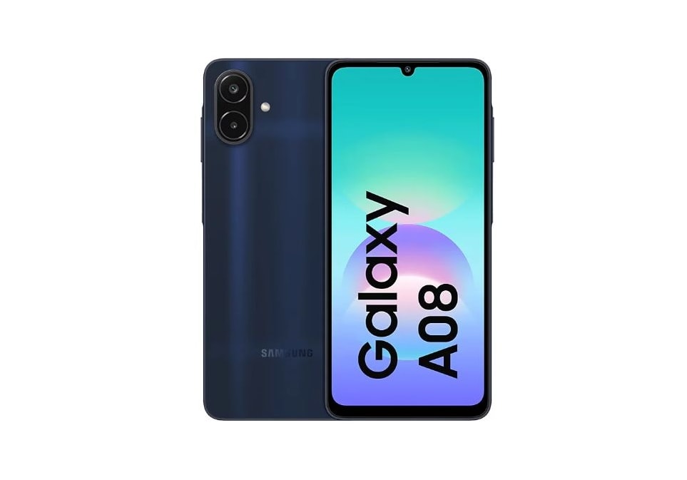 Samsung Galaxy A08 სმარტფონი სხვადასხვა ფერში