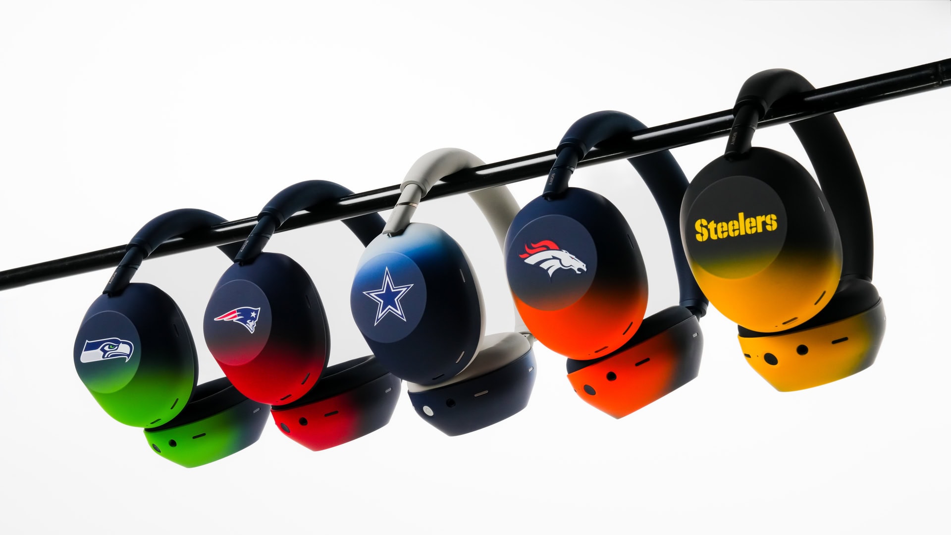 Sony-ს WH-1000XM6 ყურსასმენები NFL-ის გუნდების ლოგოებით