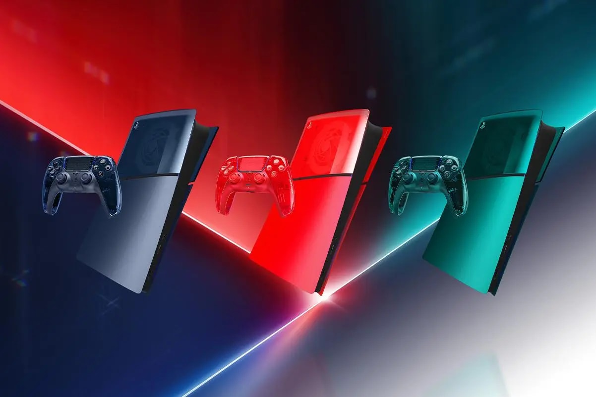Sony PlayStation 5 Prism Collection translucent controller and console covers