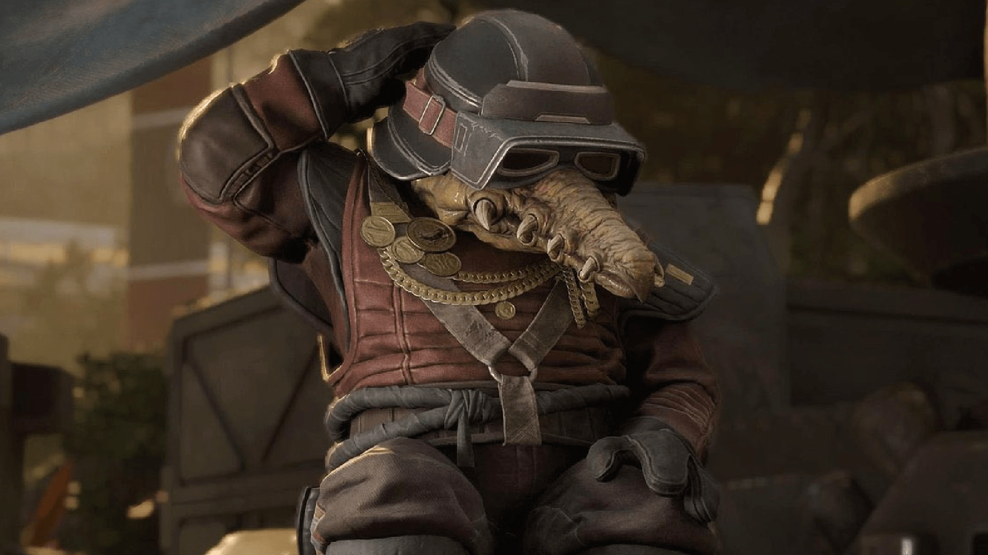 The character Biddy Blas from Star Wars: Galactic Racer