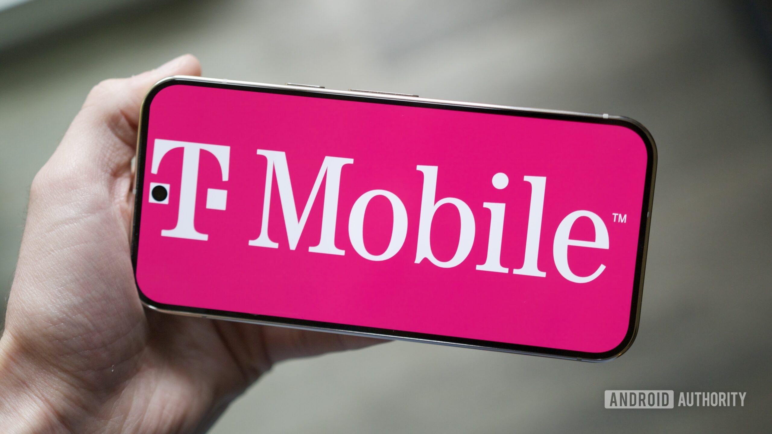 T-Mobile logo on a digital background