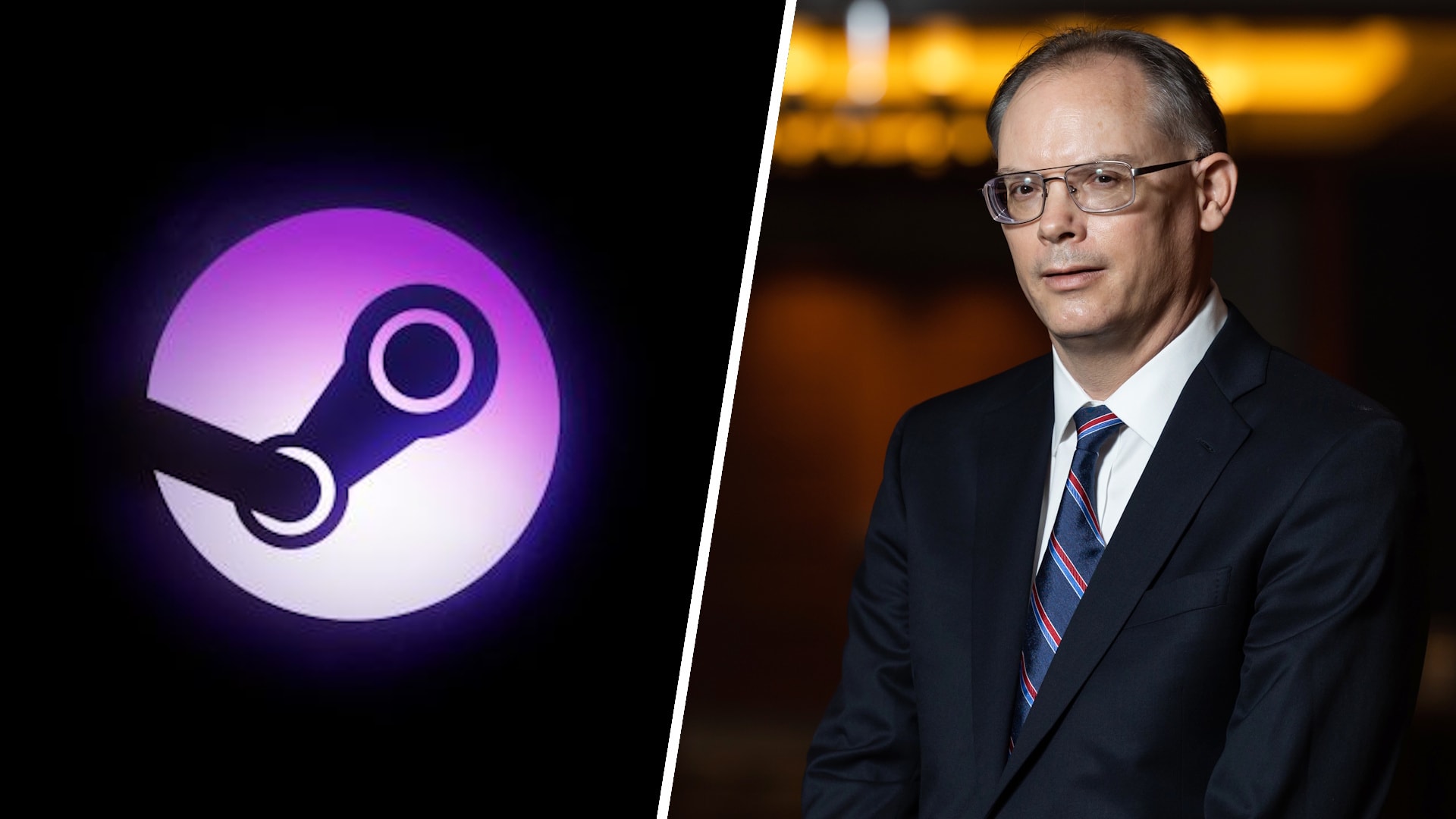 Tim Sweeney speaking at a gaming industry event