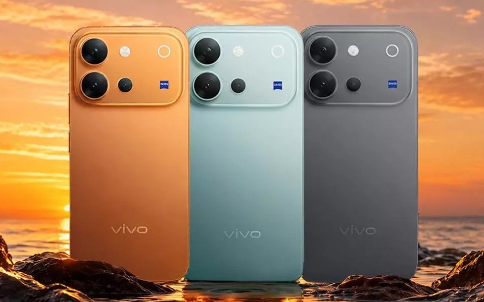vivo smartphone branding on a display