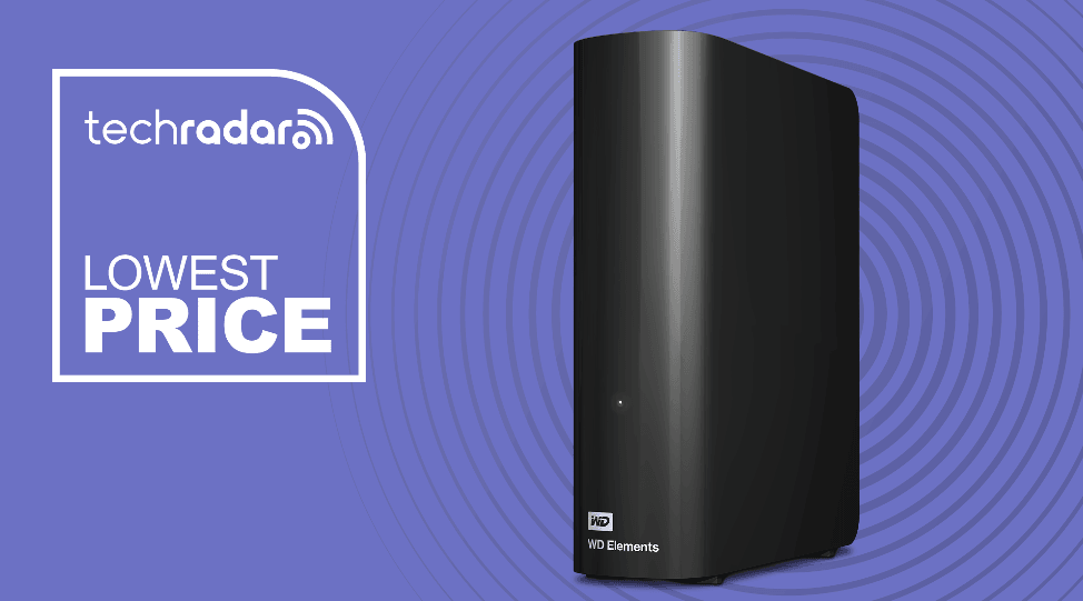 WD Elements 6TB external hard drive on a desk