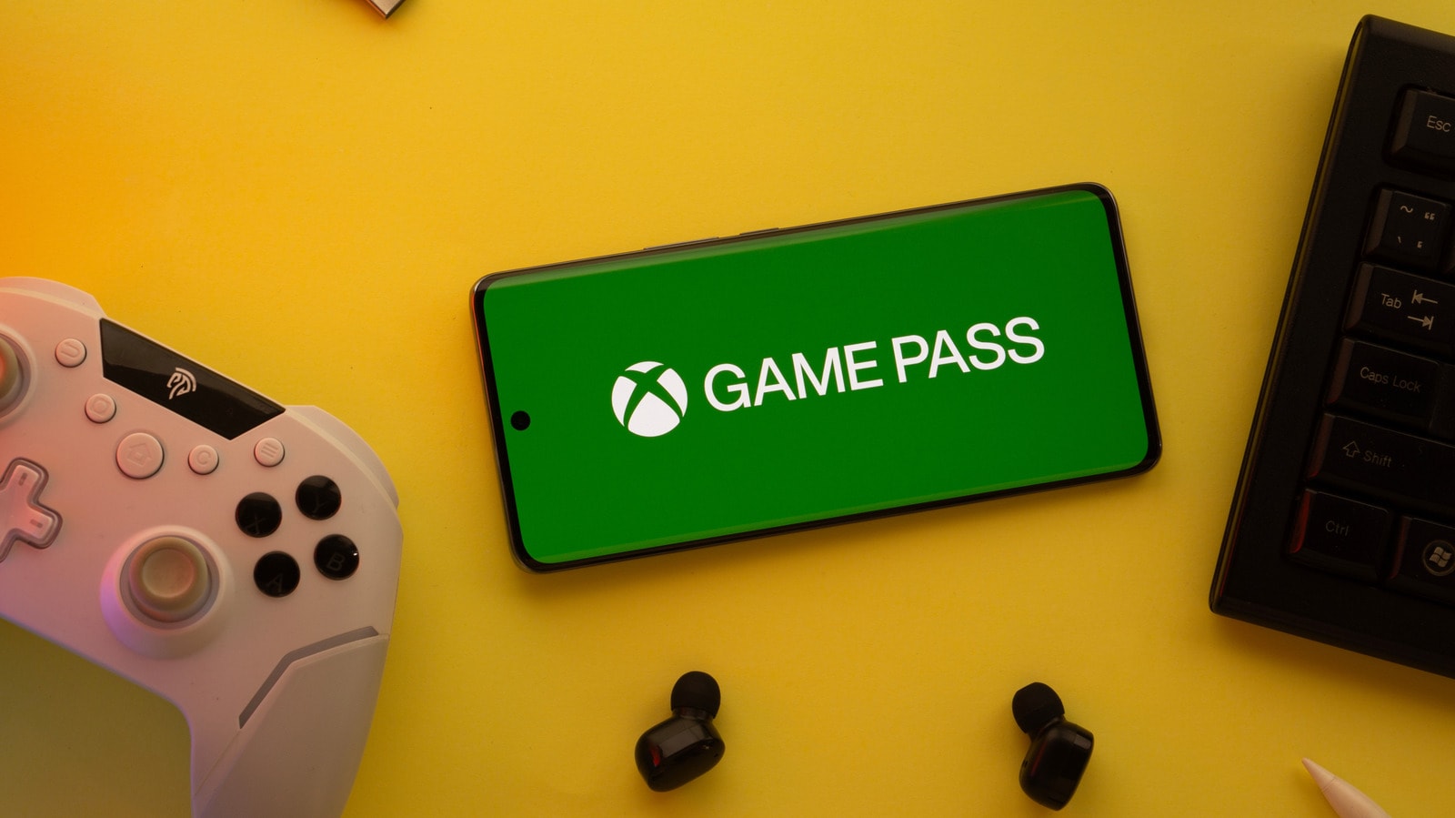 Xbox Game Pass logo on a screen